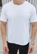 Мужская футболка базовая, белая стрейч кулир 1885846849 фото 1