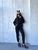 Спортивный костюм женский, на флисе - турецкая трехнитка Черный, M 1990231487 фото
