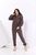 Жіночий спортивний костюм, теплий на флісі, коричневий, S 1990099019 фото