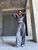Костюм жіночий спортивний, колір сірий, велюр S/M 1980081274 фото
